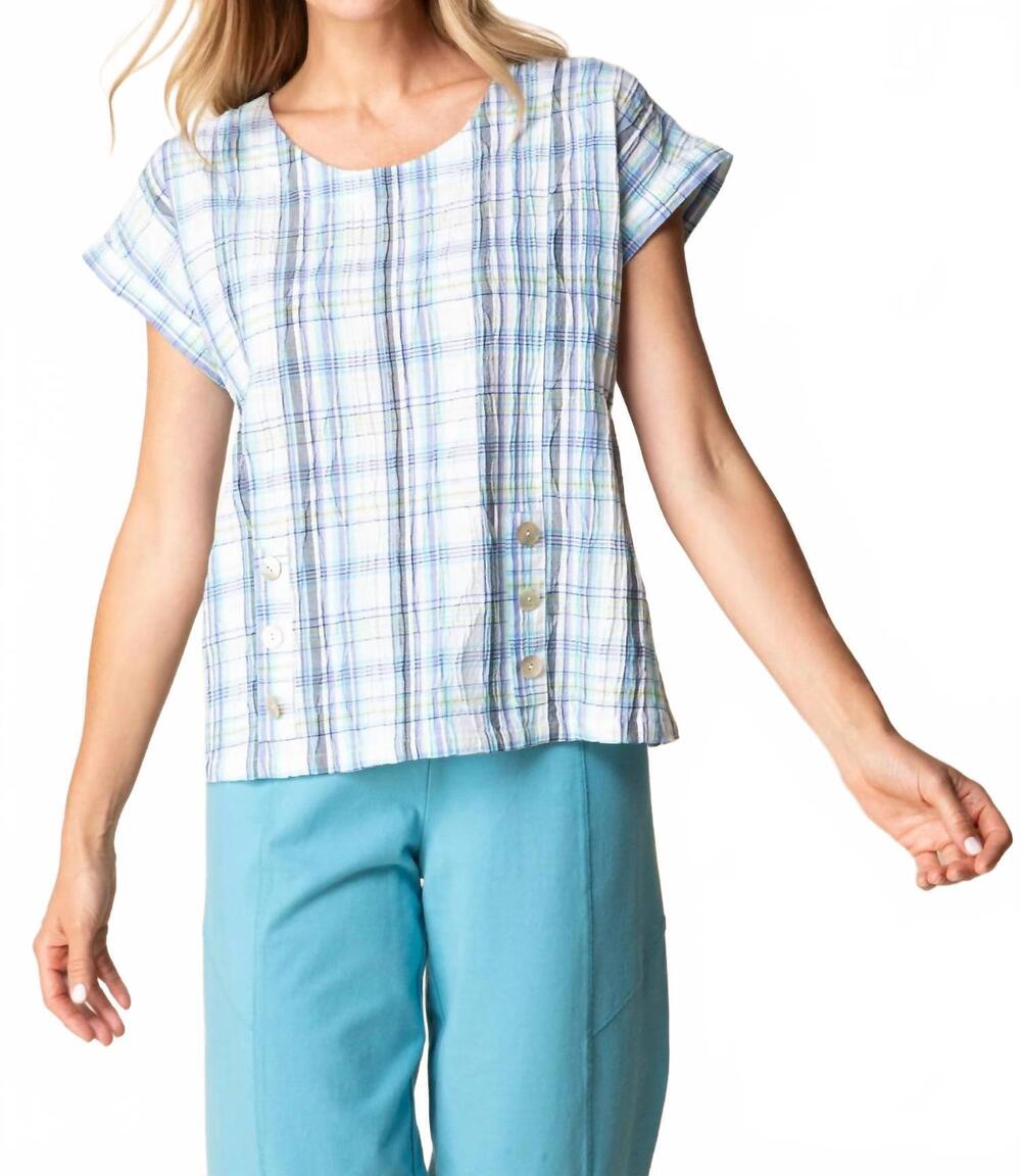NEW HABITAT harwick pullover top in sky